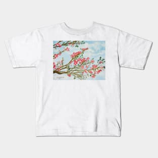 silk floss tree flowers art print Kids T-Shirt